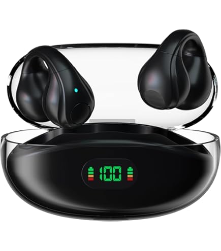 Amazon.co.jp: イヤホン bluetooth「2026音質強化·イヤーカフ型の魅力